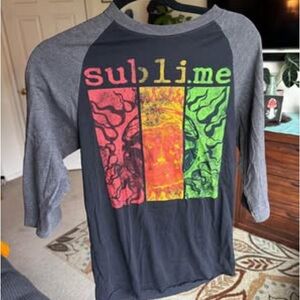 Sublime graphic  Shirt - Black and Gray